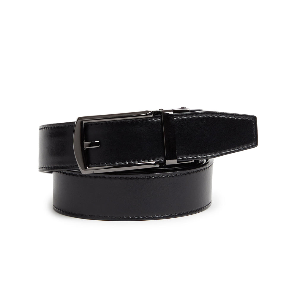 image Giorgio Brutini Men's Black Leather Ratchet Belt
