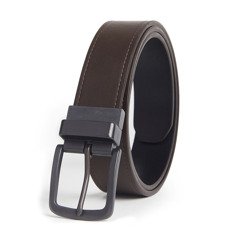 Giorgio Brutini Casual Reversible Grainy Textured Leather Belt