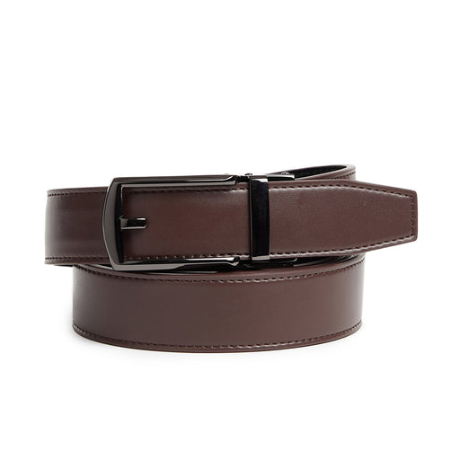 Carlo Fellini Men's Leather Ratchet Belt