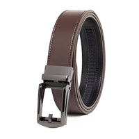 Carlo Fellini Men's Leather Ratchet Belt