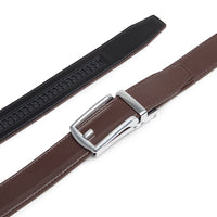 Carlo Fellini Men's Leather Ratchet Belt