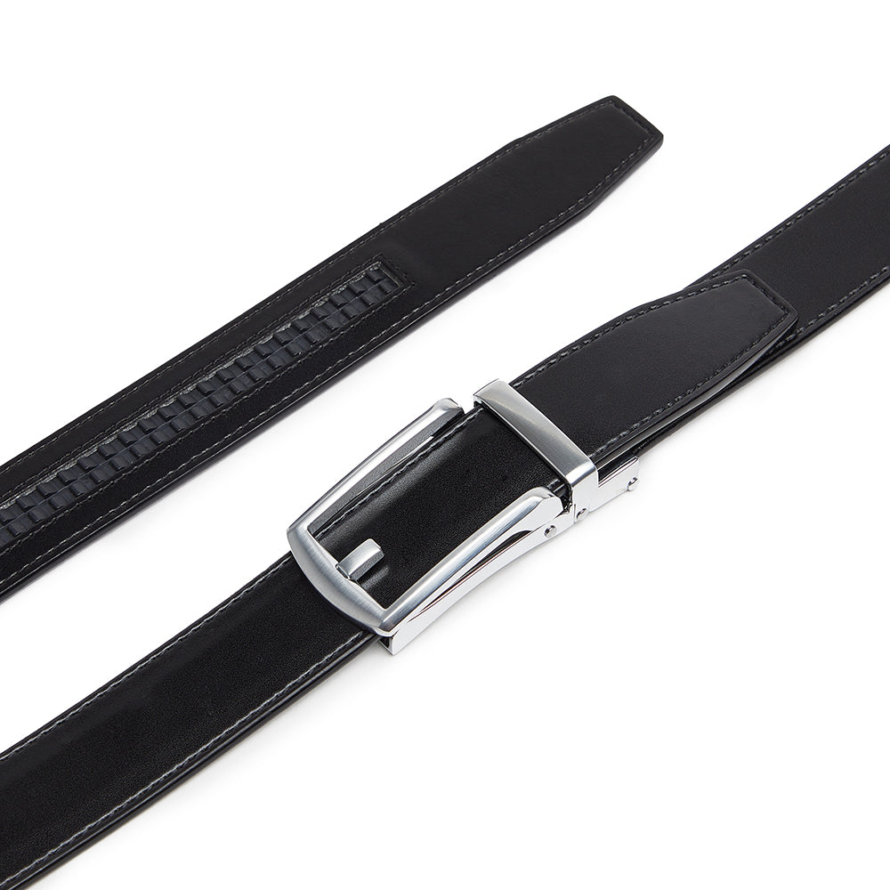 Carlo Fellini Men's Leather Ratchet Belt