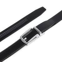 Carlo Fellini Men's Leather Ratchet Belt