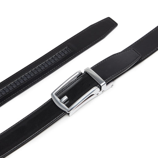 Carlo Fellini Men's Leather Ratchet Belt
