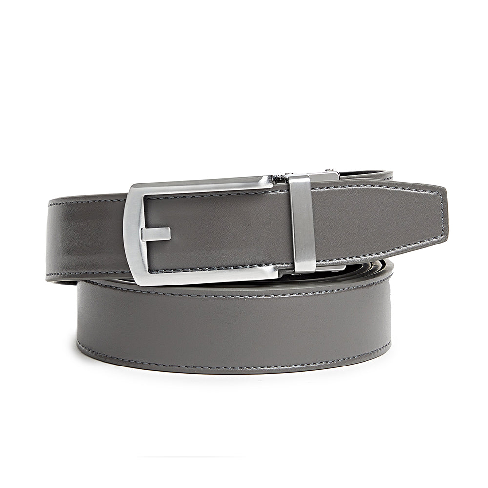 Carlo Fellini Men's Leather Ratchet Belt