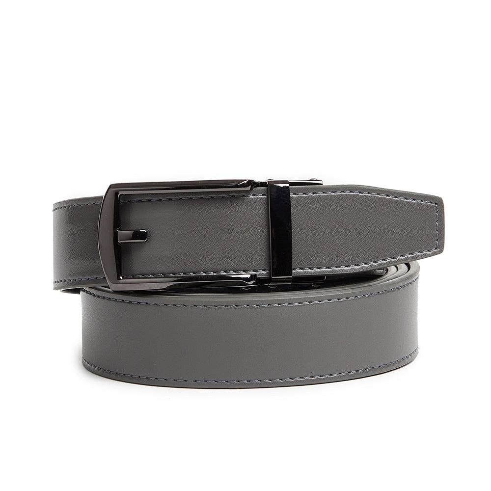 Carlo Fellini Men's Leather Ratchet Belt