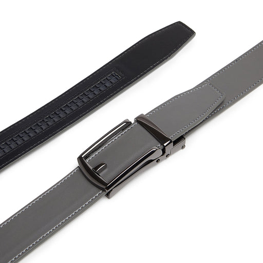 Carlo Fellini Men's Leather Ratchet Belt