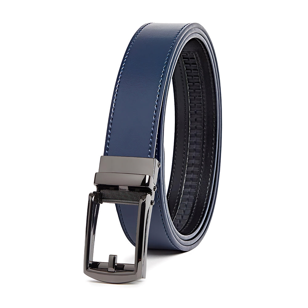 Carlo Fellini Men's Leather Ratchet Belt