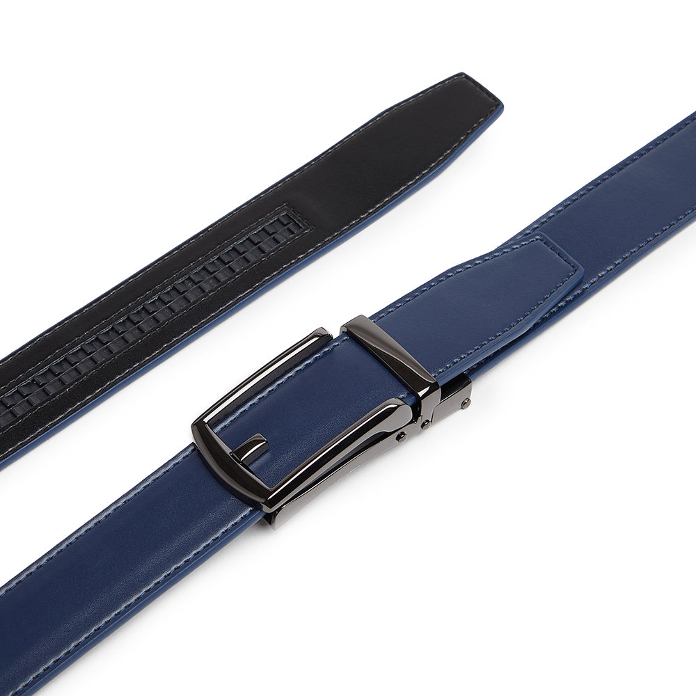 Carlo Fellini Men's Leather Ratchet Belt