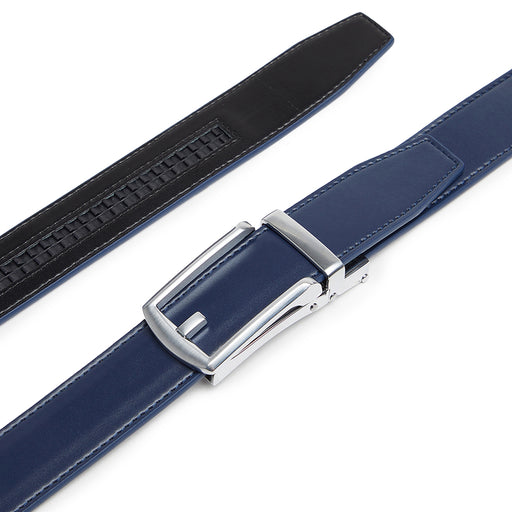 Carlo Fellini Men's Leather Ratchet Belt