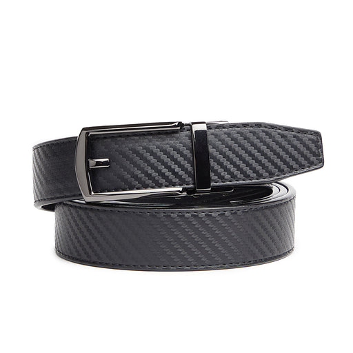 Carlo Fellini Men's Leather Ratchet Belt