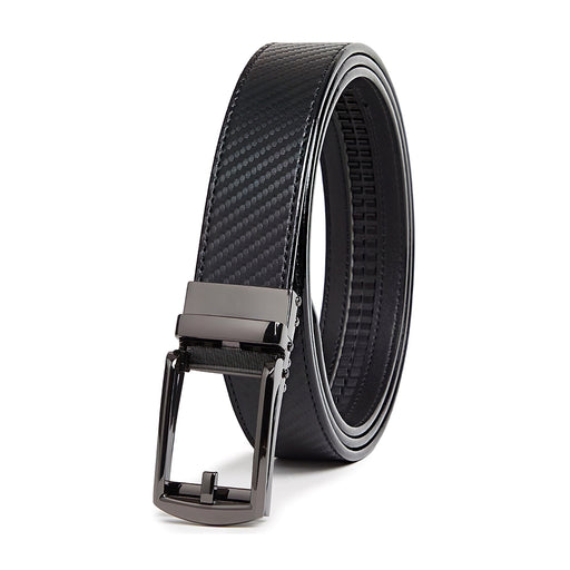 Carlo Fellini Men's Leather Ratchet Belt