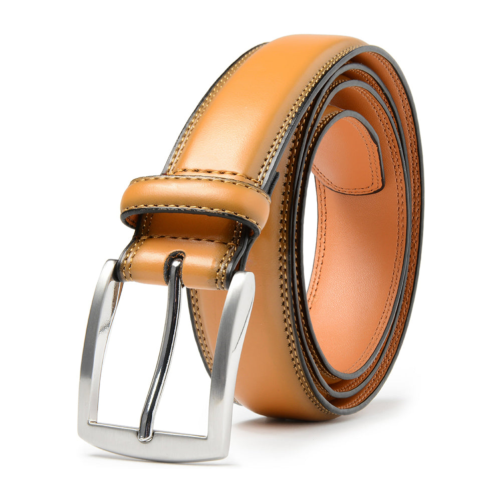 Carlo Fellini Leather Dress Belt