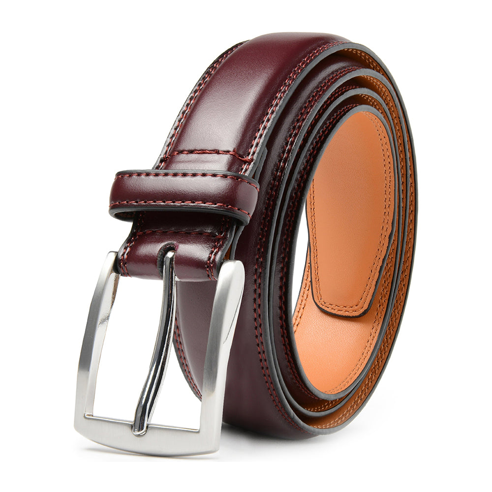 Carlo Fellini Leather Dress Belt
