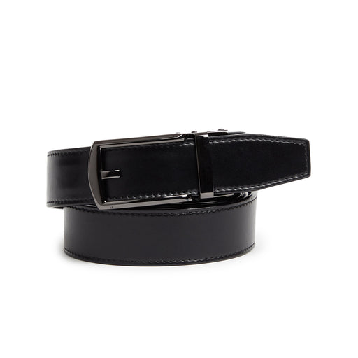 Giorgio Brutini Men's Black Leather Ratchet Belt