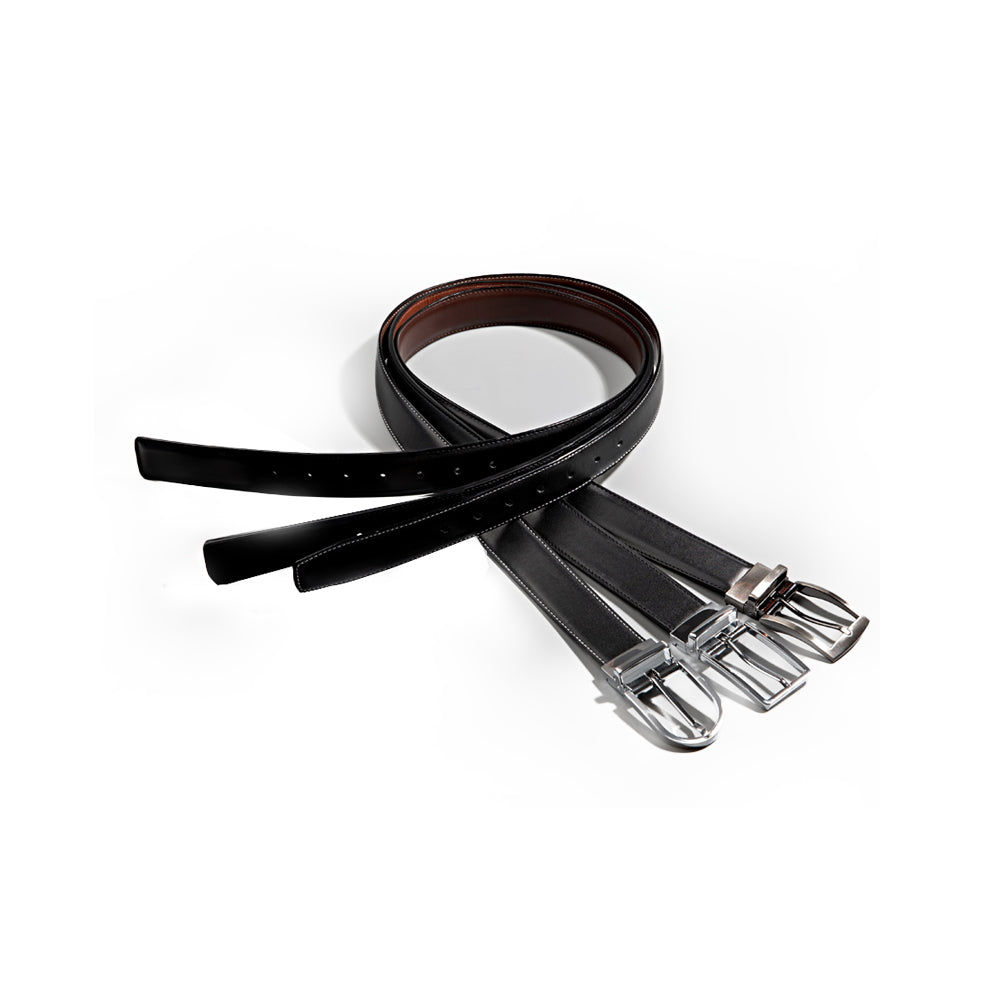 Giorgio Brutini Black/Brown Reversible Leather Belt