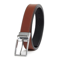 Giorgio Brutini Reversible Leather Belt with White Stitching