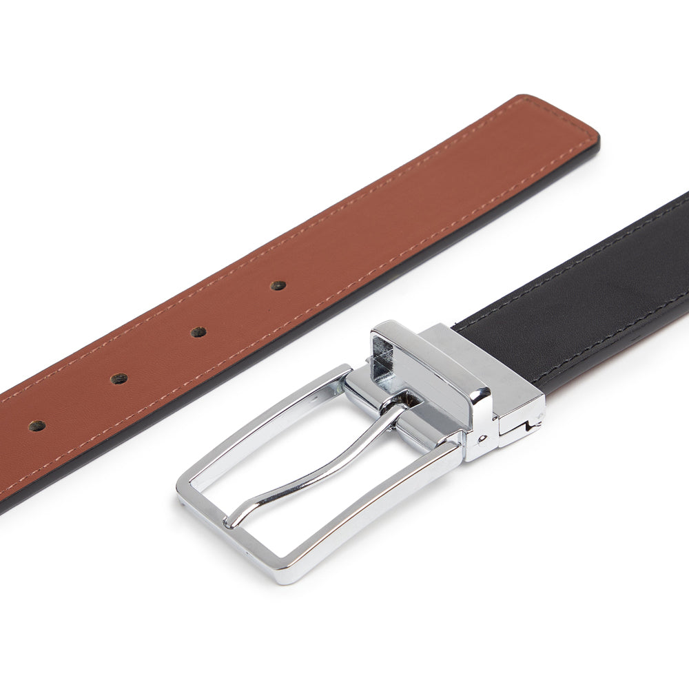 Giorgio Brutini Black/Brown Reversible Leather Belt