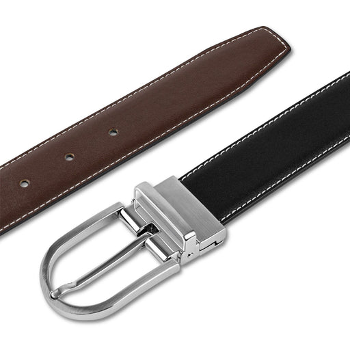 Giorgio Brutini Reversible Leather Belt with White Stitching