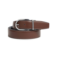 Giorgio Brutini Reversible Leather Belt with White Stitching