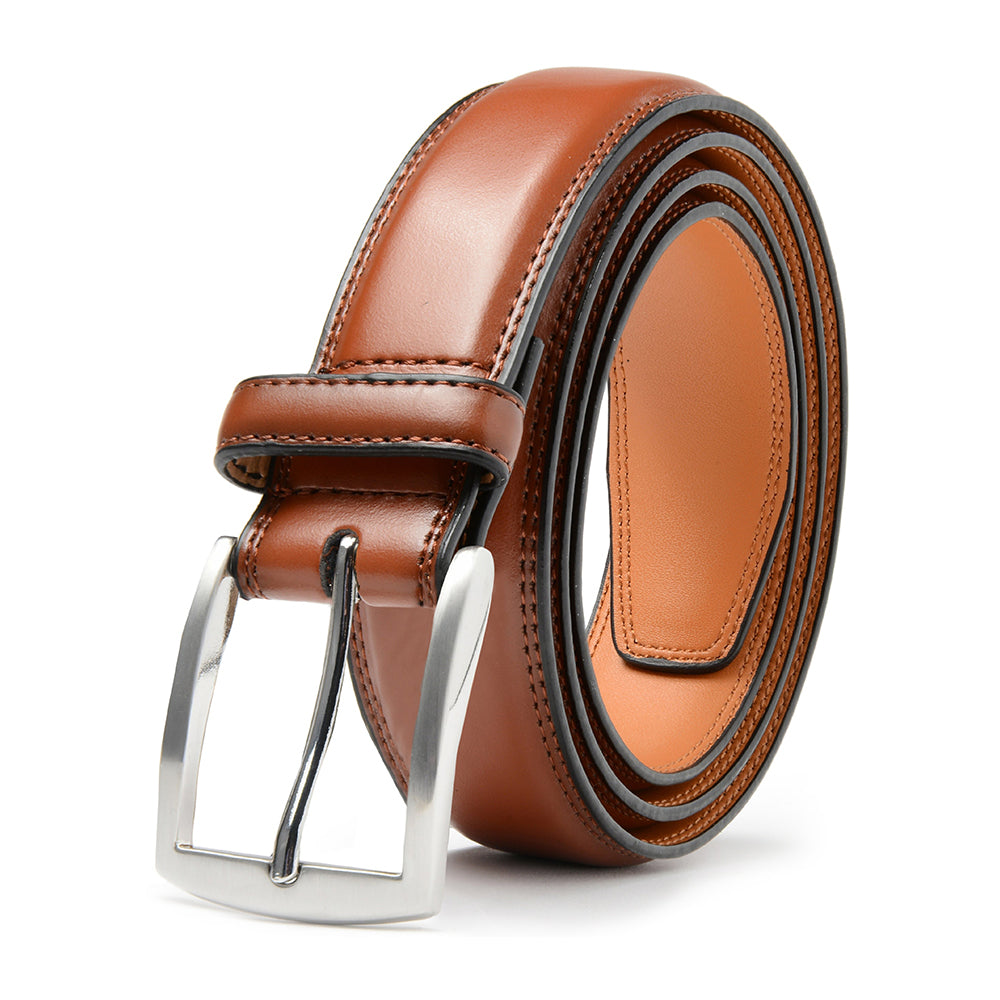 Carlo Fellini Leather Dress Belt